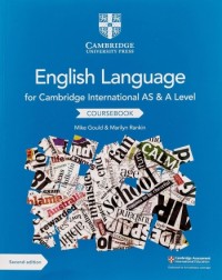 CAMBRIDGE INTERNATIONAL AS AND A LEVEL ENGLISH LANGUAGE COURSEBOOK - 9781108455824