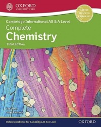 COMPLETE CHEMISTRY FOR CAMBRIDGE INTERNATIONAL AS AND A LEVEL: STUDENT BOOK (3ED) - 9781382005319 COMPLETE CHEMISTRY FOR CAMBRIDGE INTERNATIONAL AS AND A LEVEL: STUDENT BOOK (3ED) - 9781382005319