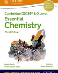 NEW CAMBRIDGE IGCSE AND O LEVEL ESSENTIAL CHEMISTRY: STUDENT BOOK (3ED) - 9781382006125 NEW CAMBRIDGE IGCSE AND O LEVEL ESSENTIAL CHEMISTRY: STUDENT BOOK (3ED) - 9781382006125