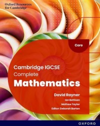 COMPLETE MATHEMATICS FOR CAMBRIDGE IGCSE CORE: STUDENT BOOK (SIXTH EDITION) - 9781382042499