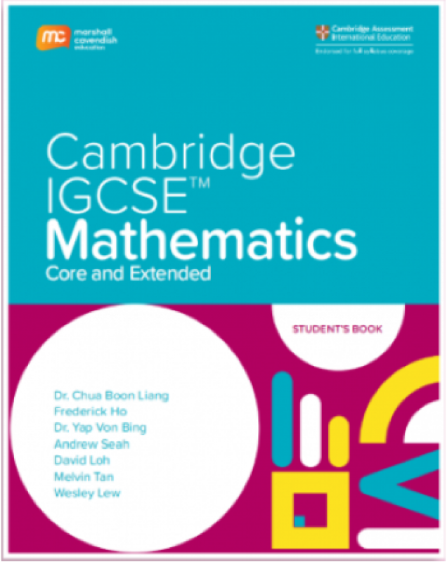Cambridge igcse core and extended mathematics 0580 student s book