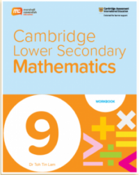 Cambridge Lower Secondary Mathematics Grade 9 Workbook + eBook (1 years) - 9789815090444 Cambridge Lower Secondary Mathematics Grade 9 Workbook + eBook (1 years) - 9789815090444
