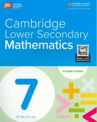 CAMBRIDGE LOWER SECONDARY MATHEMATICS GRADE 7 - STUDENT'S BOOK  (ENHANCED EBOOK BUNDLE + CEREBRY (ADOPTION BONUS) FOR 1 YEARS) - 9789815108705