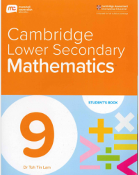 CAMBRIDGE LOWER SECONDARY MATHEMATICS GRADE 9 - STUDENT'S BOOK (ENHANCED EBOOK BUNDLE + CEREBRY (ADOPTION BONUS) FOR 1 YEARS) - 9789815108729