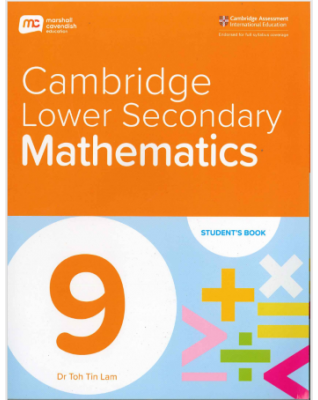 CAMBRIDGE LOWER SECONDARY MATHEMATICS GRADE 9 - STUDENT'S BOOK (ENHANCED EBOOK BUNDLE + CEREBRY (ADOPTION BONUS) FOR 1 YEARS) - 9789815108729