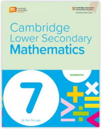 CAMBRIDGE LOWER SECONDARY MATHEMATICS GRADE 7 WORKBOOK + EBOOK (1Y) - 9789815108736