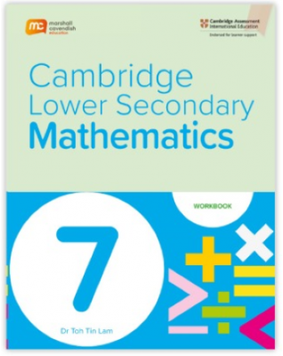 CAMBRIDGE LOWER SECONDARY MATHEMATICS GRADE 7 WORKBOOK + EBOOK (1Y) - 9789815108736