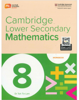 CAMBRIDGE LOWER SECONDARY MATHEMATICS GRADE 8 WORKBOOK + EBOOK (1Y) - 9789815108743