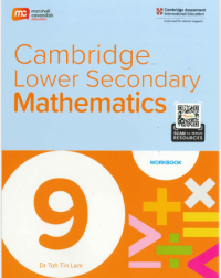 CAMBRIDGE LOWER SECONDARY MATHEMATICS GRADE 9 WORKBOOK + EBOOK (1Y) - 9789815108750
