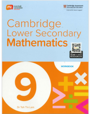 CAMBRIDGE LOWER SECONDARY MATHEMATICS GRADE 9 WORKBOOK + EBOOK (1Y) - 9789815108750